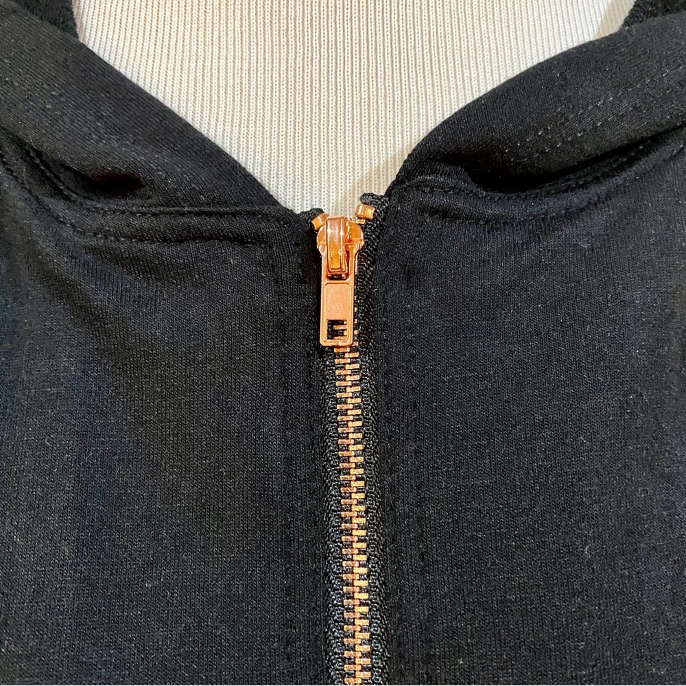 🥳HP🥳NWT Splendid Metallic Striped Dolman Hooded Active Jacket - Picture 9 of 14